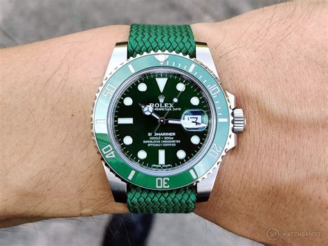 perlon straps for rolex|best strap for Rolex submariner.